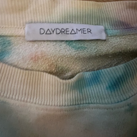 Spring Bubble Tie Dye Oversized Sweatshirt in Spring Bubble Tie Dye - Picture 7 of 7